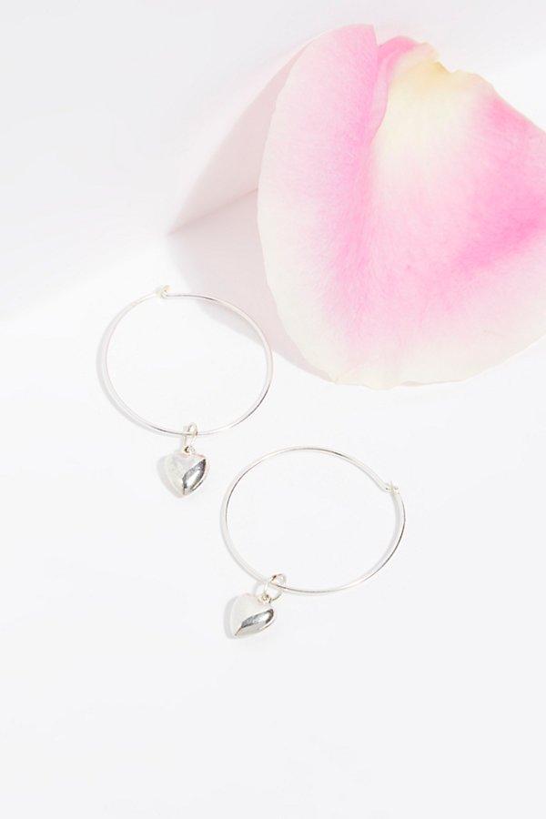 14k Vermeil Love Sleeper Hoop Earrings By Erth Jewelry At Free People